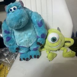 Sully And Mike Wazowski Plush Doll