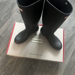Size 7 Hunter Boots Women’s Black