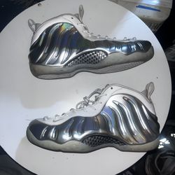 Nike Air Foamposite Chrome No Box 9.5M /11W Unisex Shoe