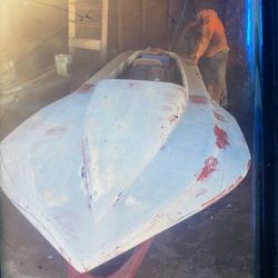 1970 Sanger Race Hydro shovel nose