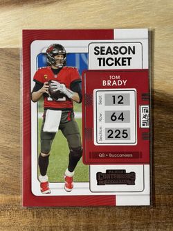 Tom Brady Season Ticket 2021 Panini Contenders Football No. 91