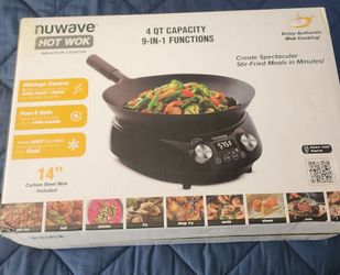 Nuwave 4 qt. Electric Wok! NIB