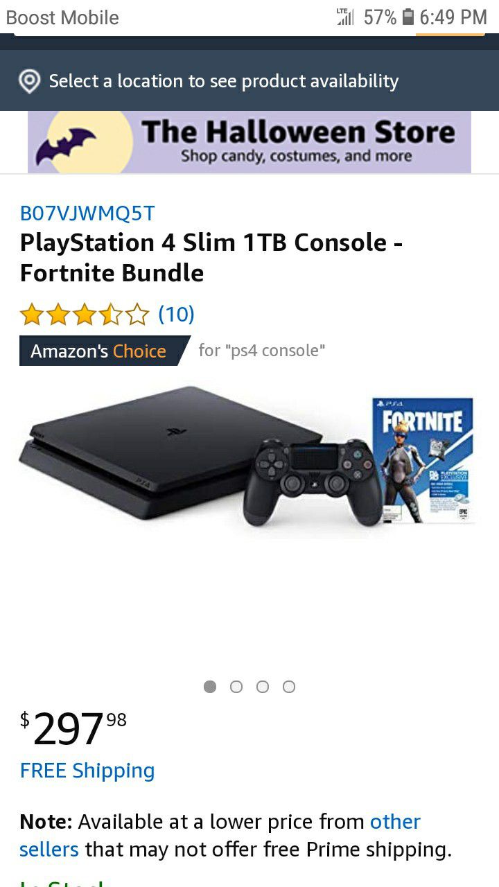 Fortnighte ps4