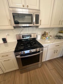 LG Refrigerator, stove and microwave