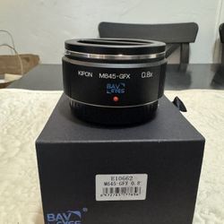 Kipon 0.8x Focal Reducer Mamiya 645-GFX