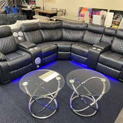 New Black Power Sectional 