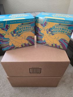 Ascended Heroes Elite Trainer Box or AH Tins