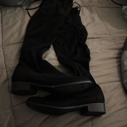 Thigh High Boots Black Size 8 1/2