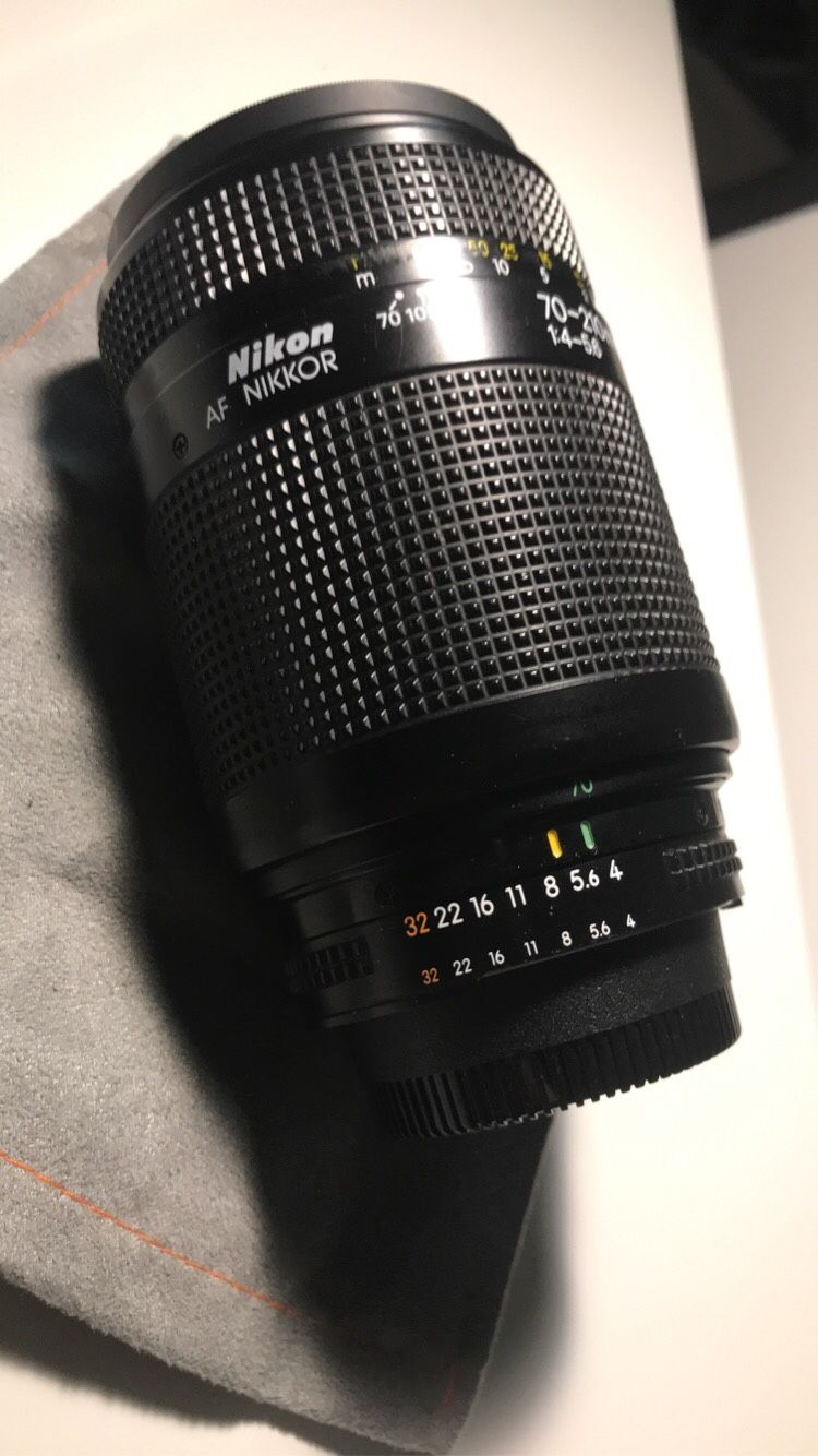 Nikon AF Nikkor 70-210mm lenses