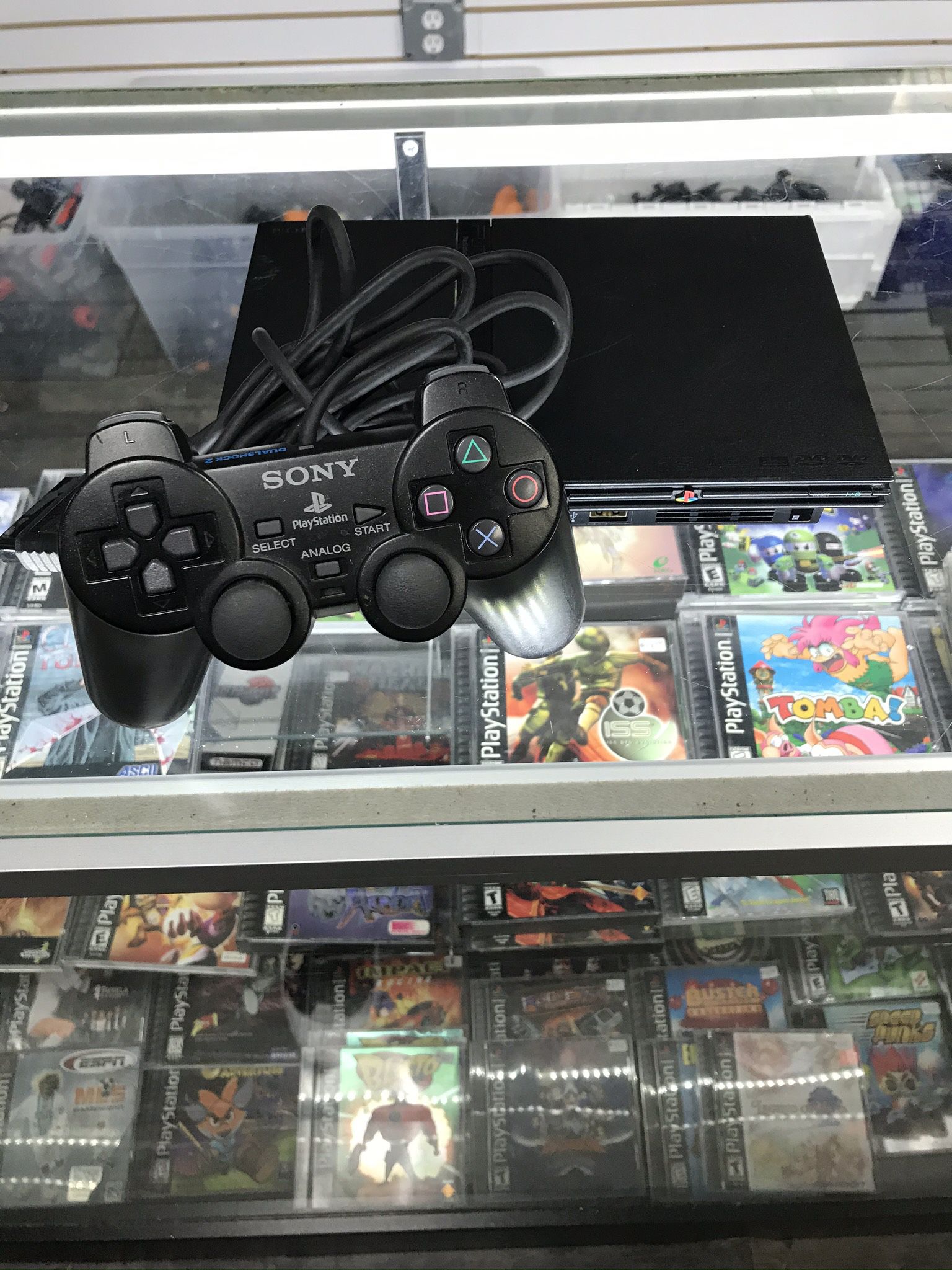 PlayStation 2 Slim With Wireless Controller $130 Gamehogs 11am-7pm