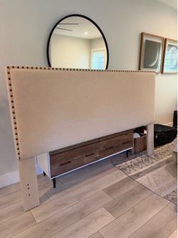 King Sized Upholstered Headboard