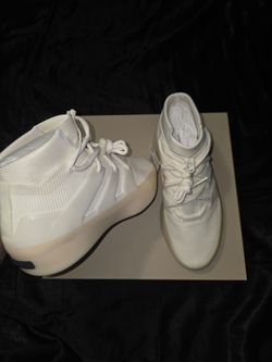 Adidas Fear of God Athletics 1, Triple White, Size 9.5