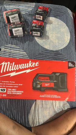 Milwaukee M18 transfer pump