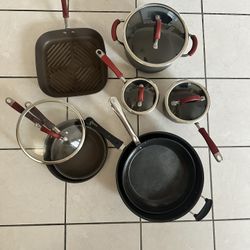 Used Rachael Ray Cookware Set + Extras