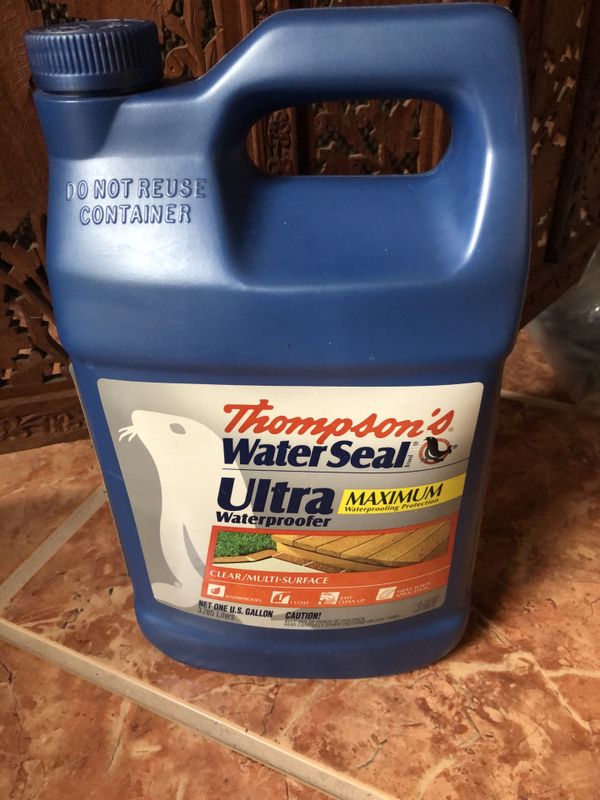 1 Gal. Thompson’s Water Seal Ultra Waterproofer Clear Multisurface