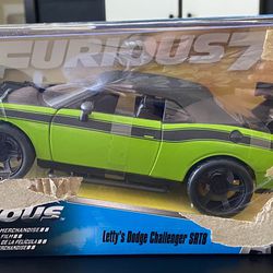 Jada Fast & Furious 7 Letty's Dodge Challenger SRT8 Green 