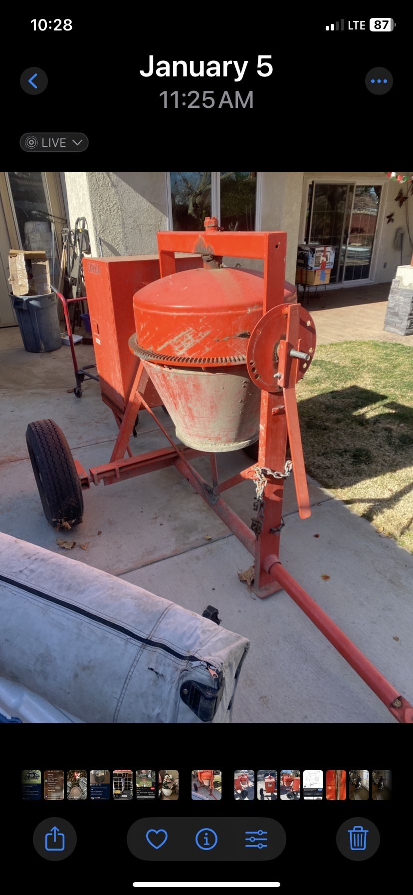 Canoga 1/3 Sack Mixer In Great Condition 
