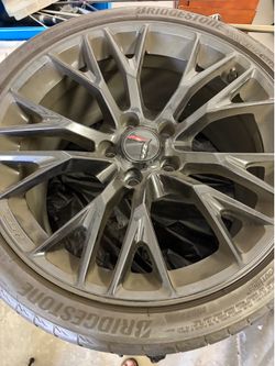 Corvette C7 Zo6 rims and tires