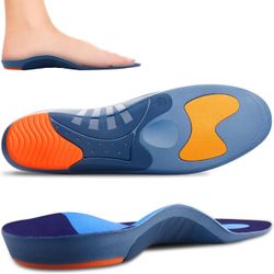 Heavy Duty Arch Support Plantar Fasciitis Insoles for Men and Women, Orthotic Inserts Shoe Insoles for Flat Feet, Heel Spurs, High Arches, OverPronati