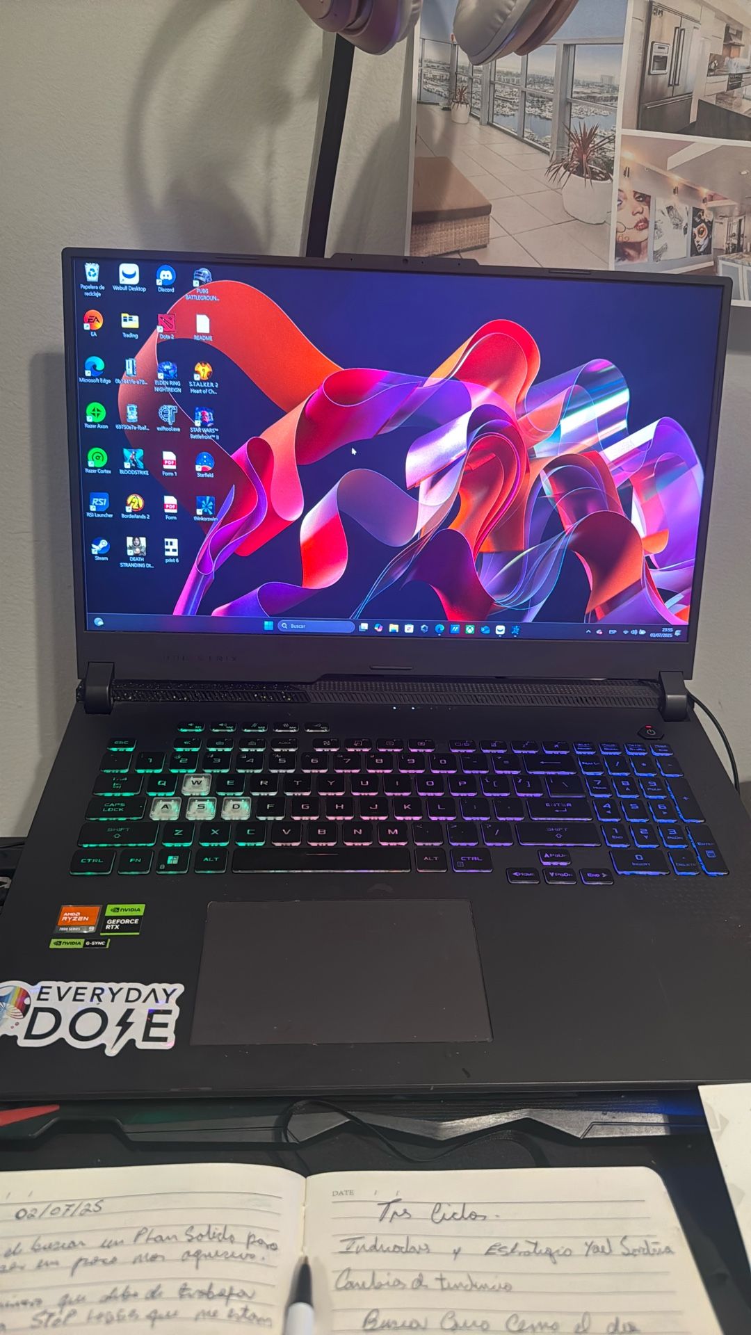 ASUS ROG Strix G713PV Gaming Laptop | Ryzen 9 | RTX 4060 | QHD 240Hz | 16GB RAM | 1TB SSD