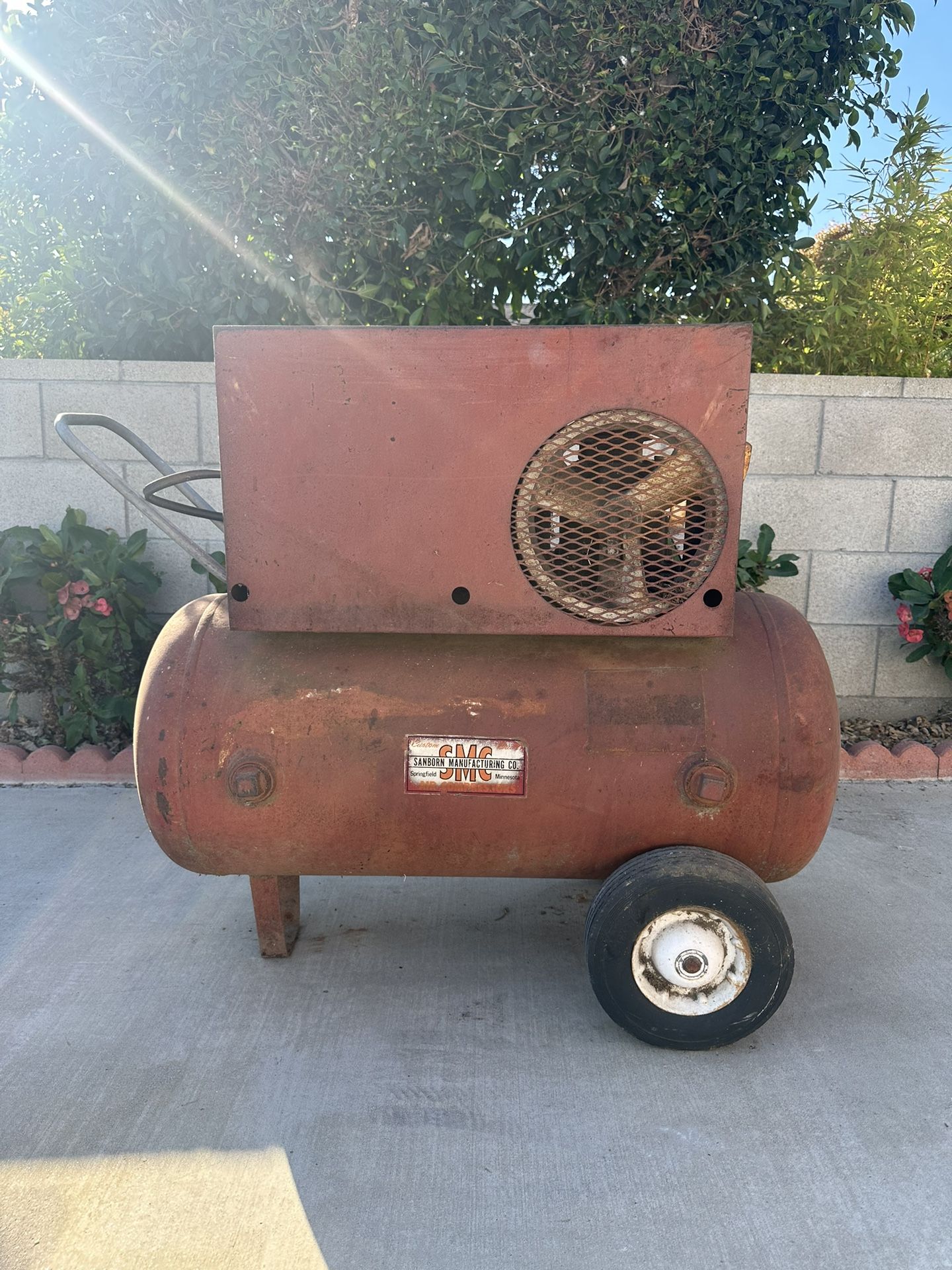 Sanborn Manufacturing Co Air compressor