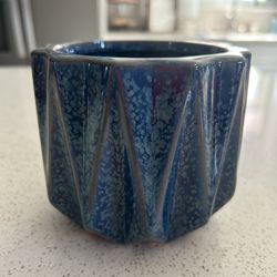 Ceramic Flower Pot, ~4.25” 