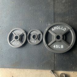 Olympic Plates/ Weights/ Gym Equipment 