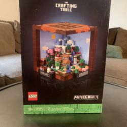 Lego Minecraft The Crafting Table New