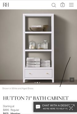 Restoration Hardware Bathroom Shelves 