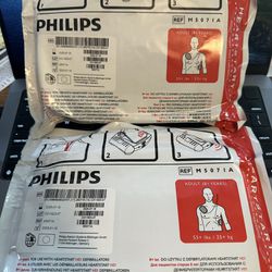 2 Sets Philips Heart Start HS1 Adult Pads Cartridge M5071A