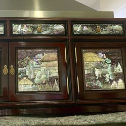 High Detail Mother Of Pearl Cabinet 