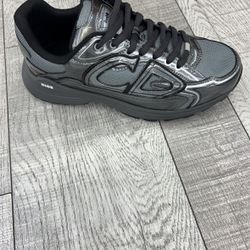 Christian Dior Gray And Brown Sneakers