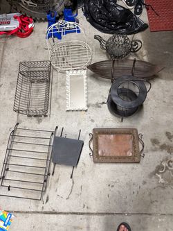 Mixed Metal Home Decor Lot