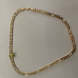 Gold Plated Cuban Link Necklace 