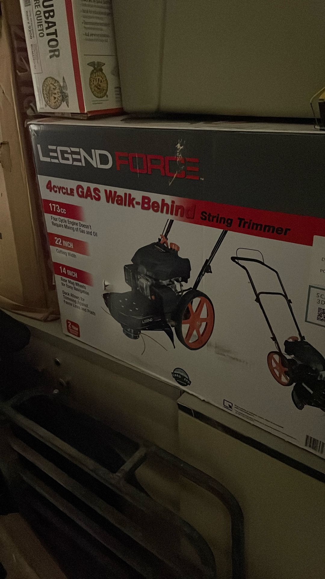 LEGEND FORCE 4cycle gas Walk Behind Trimmer