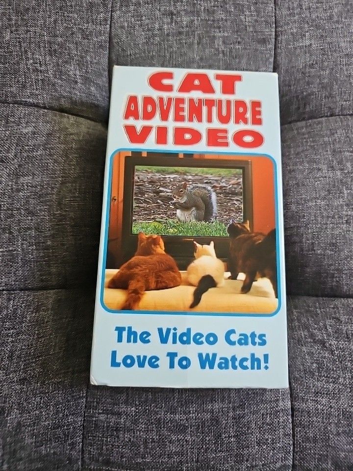 Cat Adventure Video VHS Cats Love To Watch RARE 1997