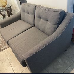 Grey Love Seat Couch