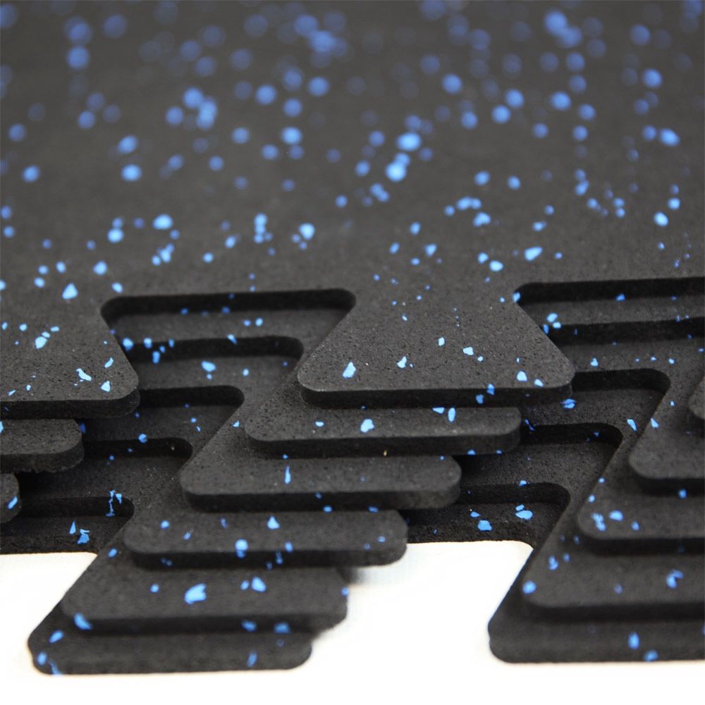 Interlock Rubber Mats For Exercise Gym Fitness Workout 