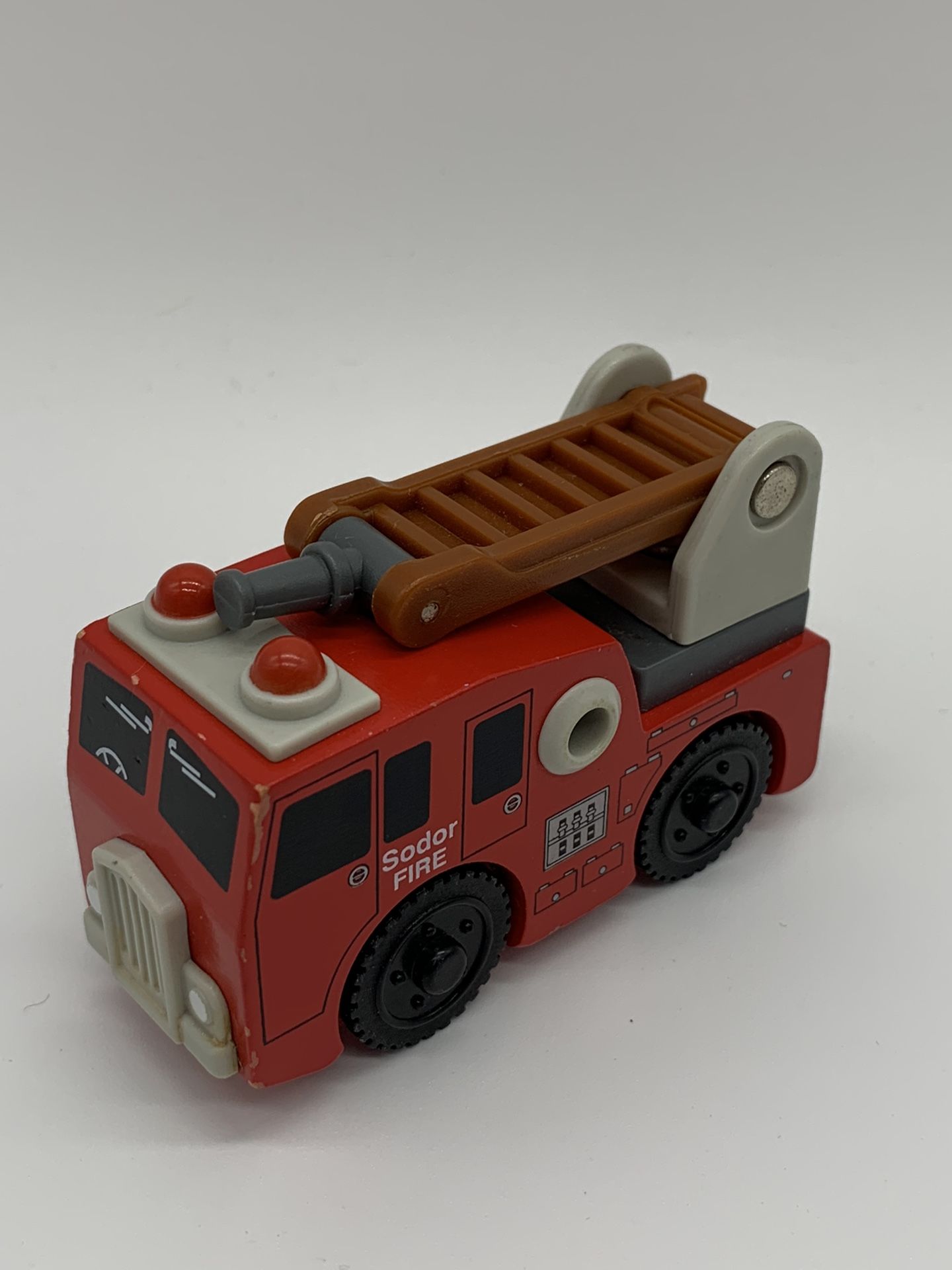 Thomas & Friends Wooden Railway Sodor Hook & Ladder Fire Truck Magnetic