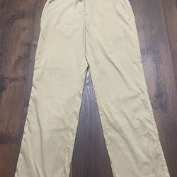 Men’s Khaki Gold Nike Pants Size 34x30 #1