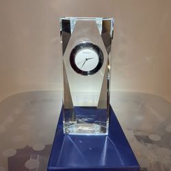 Tall Glass SEIKO Clock 