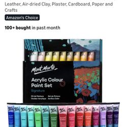 36pcs Semi-matte Acrylic Paint Set, New