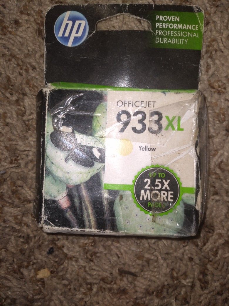New Hp 933xl Yellow Printer Ink