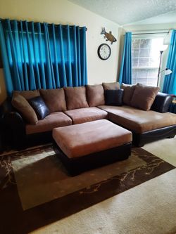 Microfiber sectional Ashley Furniture