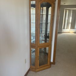 Corner Curio Cabinet