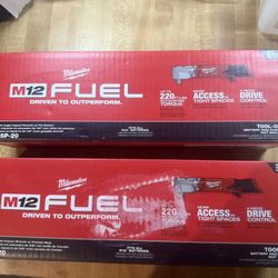 3/8 and 1/2” Milwaukee 12v right angle impact wrenches tool only $180 each firm in n Lakeland 