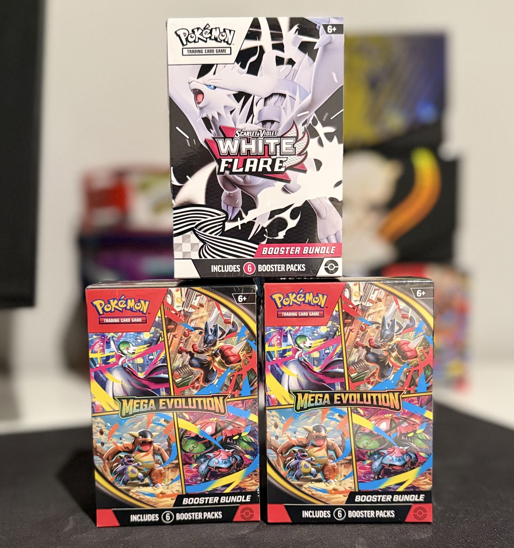 Pokemon- Booster Bundles (Mega Evolution & White Flare)