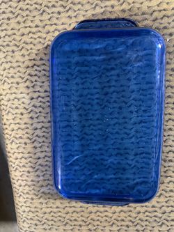 Crystal cobalt blue vintage anchor hocking like new