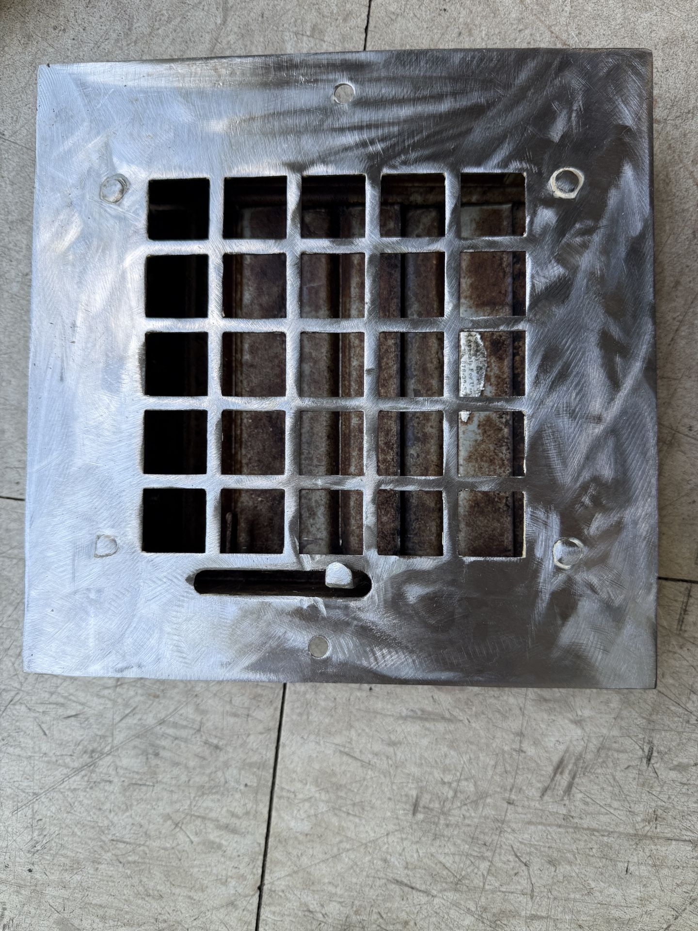 8X8 Metal Square Air Circulation Vent Grate