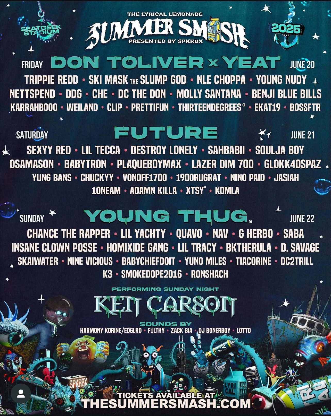 SUMMER SMASH GA AND VIP BANDS